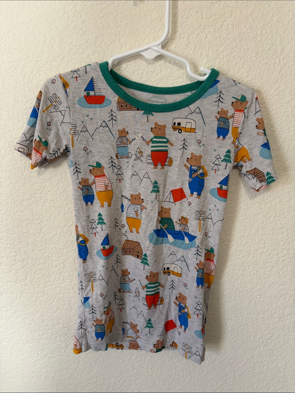 Little Sleepies Short Sleeve and Pants Pajama Set - Size 5/6